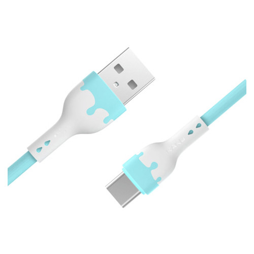USB кабель Kaku KSC-271 USB - Type-C 1,2m - Blue фото №1