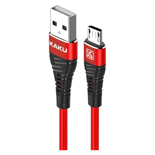 Кабель USB Kaku KSC-298 USB - Micro USB 1м - Червоний фото №1