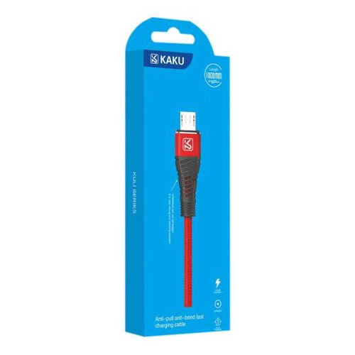 Кабель USB Kaku KSC-298 USB - Micro USB 1м - Червоний фото №4