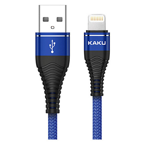 USB кабель Kaku KSC-098 USB - Lightning 1.2m - Blue фото №4