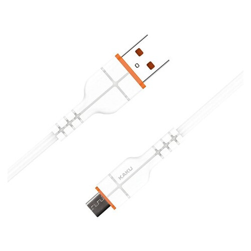 Дата кабель Kaku USB - Micro USB 3 м White (KSC-301) фото №1