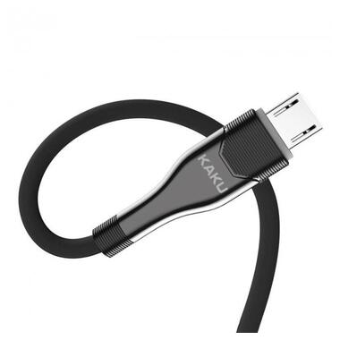USB кабель Kaku KSC-223 USB - Micro USB 1.2m з підсвічуванням - Black фото №4