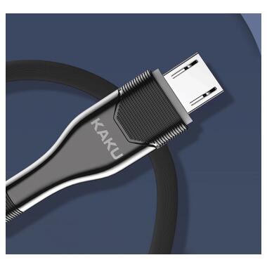 USB кабель Kaku KSC-223 USB - Micro USB 1.2m з підсвічуванням - Black фото №5