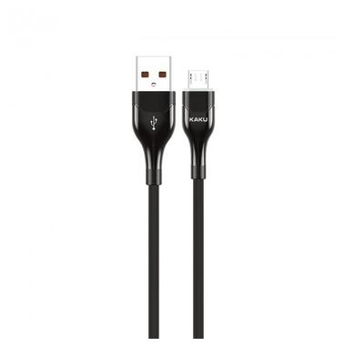 USB кабель Kaku KSC-223 USB - Micro USB 1.2m з підсвічуванням - Black фото №1