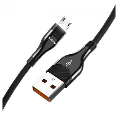 USB кабель Kaku KSC-223 USB - Micro USB 1.2m з підсвічуванням - Black фото №3