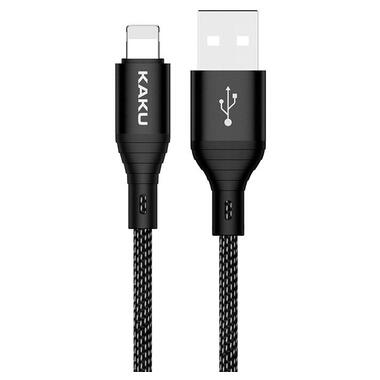 USB кабель Kaku KSC-282 USB - Lightning 1m з таймером - Black фото №1