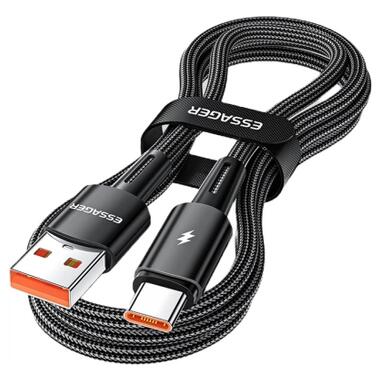 Дата кабель USB 2.0 AM to USB-C 1.0m 120W black Essager (EXC120-CG01-P) фото №1
