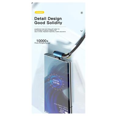 Дата кабель USB 2.0 AM to USB-C 2.0m 100W black Essager (EXCWT7A-CGA01-P) фото №7