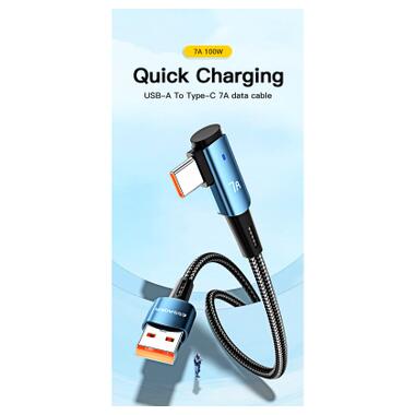 Дата кабель USB 2.0 AM to USB-C 2.0m 100W black Essager (EXCWT7A-CGA01-P) фото №2