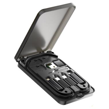 Дата кабель USB charging cable set Treasure box 0.28m Essager (ECJHZ-JH01-P) фото №1