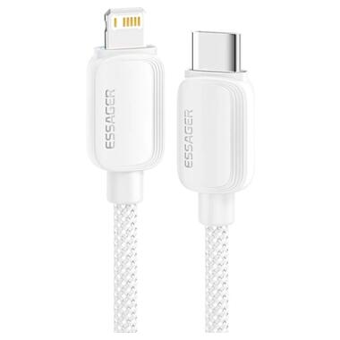 Дата кабель USB-C to Lightning 1.0m 20W white Essager (EXCTL-WL02-P) фото №1