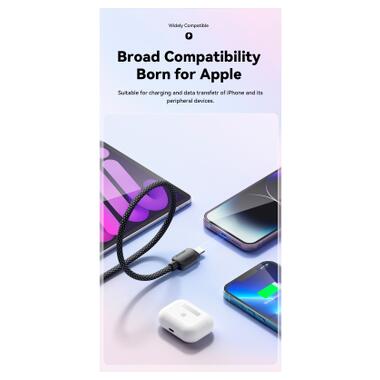 Дата кабель USB-C to Lightning 1.0m 20W white Essager (EXCTL-WL02-P) фото №7