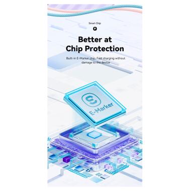 Дата кабель USB-C to USB-C 1.0m 100W black Essager (EXCTT1-WL01-P) фото №5