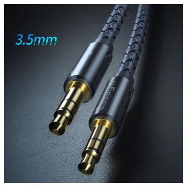 Кабель мультимедийный 3.5mm M to 3.5mm M 1.2m gray Essager (EYP35-DY0G) фото №4