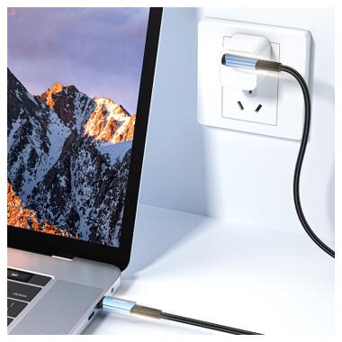 Дата кабель USB-C to USB-C 1.0m 100W black Essager (EXCTT1-CGWT01) фото №3