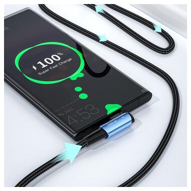 Дата кабель USB-C to USB-C 1.0m 100W black Essager (EXCTT1-CGWT01) фото №2