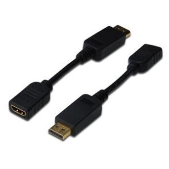 Перехідник Diditus DisplayPort to HDMI чорний (AK-340400-001-S) фото №1