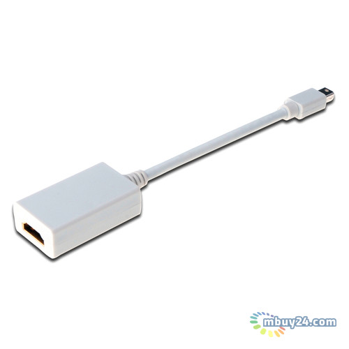 Перехідник Digitus mini DisplayPort to HDMI (AM/AF) 0.15 м White (AK-340404-001-W) фото №1