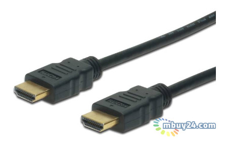 Кабель Digitus HDMI High speed + Ethernet (AM/AM) 3 м black (AK-330114-030-S) фото №1