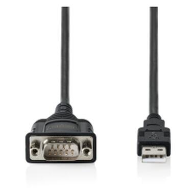 Кабель для передачи данных USB 2.0 AM to COM 1.8m DB9 RS232 FT232RNL black Digitus (DA-70172) фото №6