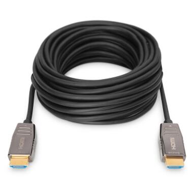 Кабель мультимедийный HDMI M to HDMI M 30m 8K AOC hybrid-fiber black Digitus (AK-330126-300-S) фото №3