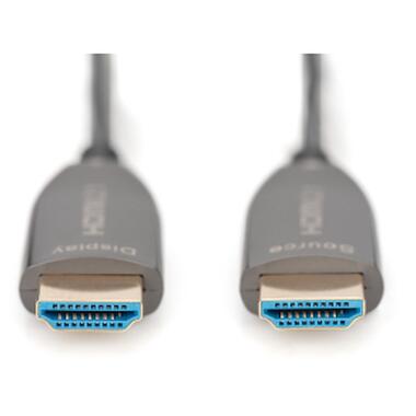 Кабель мультимедийный HDMI M to HDMI M 30m 8K AOC hybrid-fiber black Digitus (AK-330126-300-S) фото №2