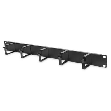 Кабельный органайзер 19 1U 5x cable rings 40x60mm Digitus (DN-97602) фото №1