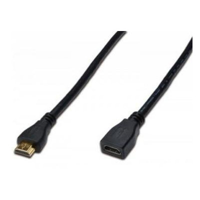 Кабель Digitus HDMI to HDMI 5 м чорний (AK-330201-050-S) фото №1