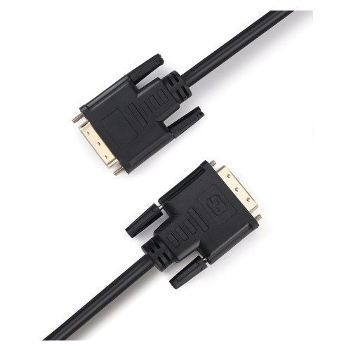 Видео кабель ProLogix DVI - DVI Single link18+1, 3 м черный (PR-DVI-DVI-P-05-28-3m) фото №2