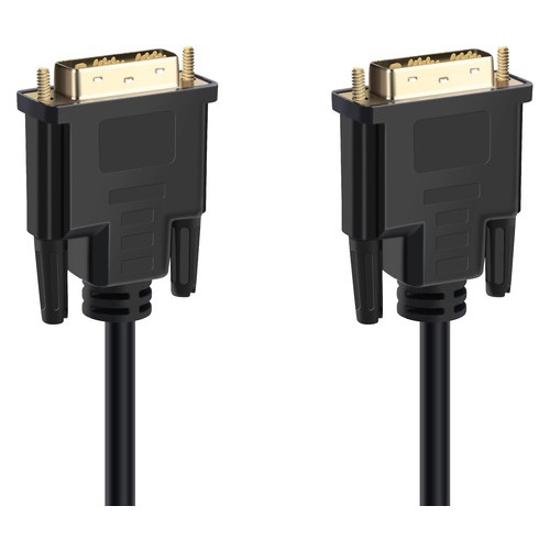 Видео кабель ProLogix DVI - DVI Single link18+1, 3 м черный (PR-DVI-DVI-P-05-28-3m) фото №3