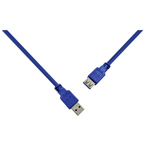Кабель ProLogix (PR-USB-P-11-30-3m) USB 3.0 AM/AF, синій, 3м фото №2