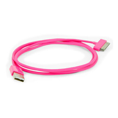 USB кабель для iPhone та iPad Aiino, рожевий фото №1