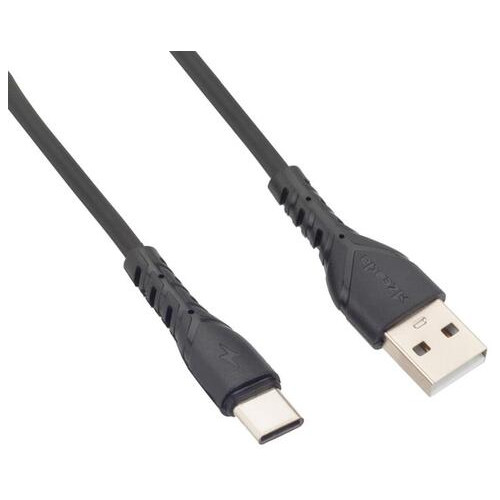 Кабель Proda PD-B47a USB-USB Type-C 1м Чорний фото №3
