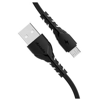 Кабель USB Proda MicroUSB Wing PD-B47m-Black 1 м чорний фото №1