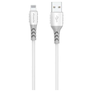 Дата кабель USB 2.0 AM to Lightning 1.0m PD-B51i White Proda (PD-B51i-WH) фото №1