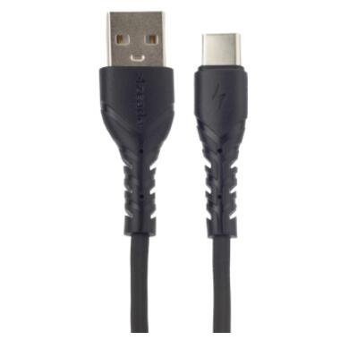 Дата кабель USB 2.0 AM to Type-C 3A black Proda (PD-B47a-BK) фото №1