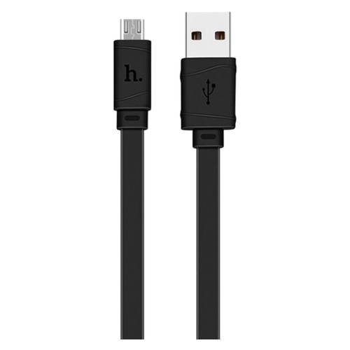 Дата-кабель Hoco X5 Bamboo USB to Micro USB (100см) чорний фото №1
