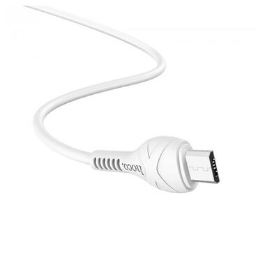 Дата кабель Hoco X37 "Cool power” Micro USB 1 м білий фото №3