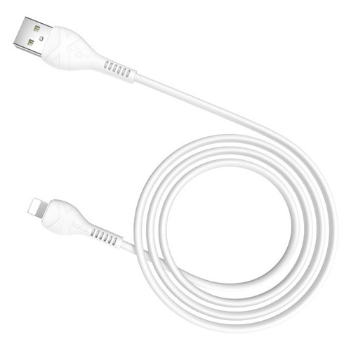 Дата кабель Hoco X37 Cool power” Lightning 1 м білий фото №3