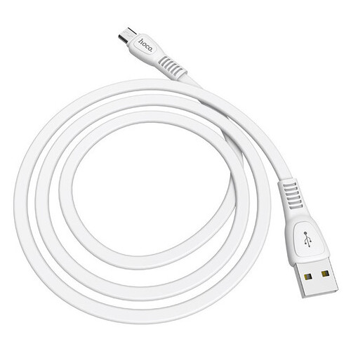 Дата кабель Hoco X40 Noah USB to Micro USB 1 м білий фото №2