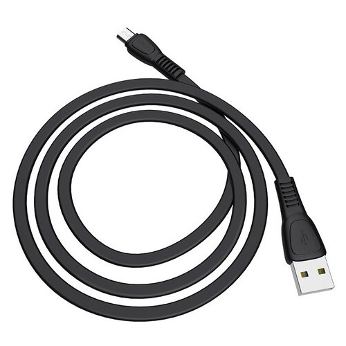 Дата кабель Hoco X40 Noah USB to Micro USB 1 м чорний фото №2