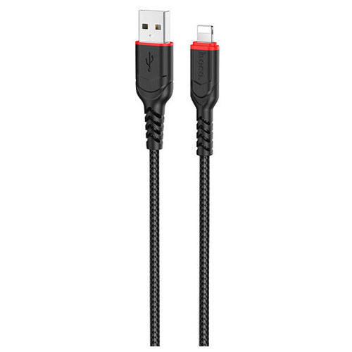 Дата кабель Hoco X59 Victory USB to Lightning 1 м чорний фото №1