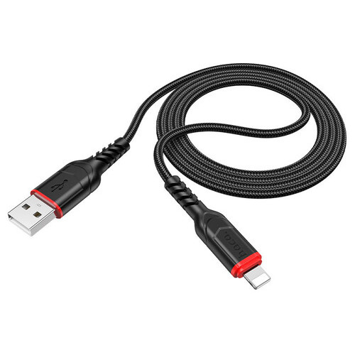 Дата кабель Hoco X59 Victory USB to Lightning 1 м чорний фото №3