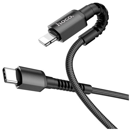 Дата кабель Hoco X71 Спеціальний PD Type-C to Lightning 1 м чорний фото №2