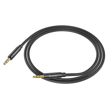 AUX кабель Hoco UPA19 Jack 3.5 to Jack 3.5 1m чорний фото №2