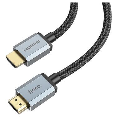 Дата кабель Hoco US03 4K HDMI Male To 4K HDMI Male (1 м) Black фото №4