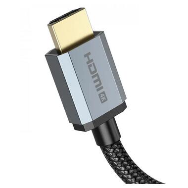 Дата кабель Hoco US03 4K HDMI Male To 4K HDMI Male (1 м) Black фото №3