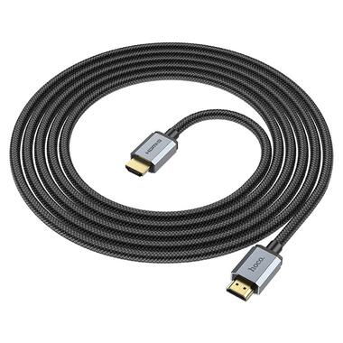 Дата кабель Hoco US03 4K HDMI Male To 4K HDMI Male (1 м) Black фото №2