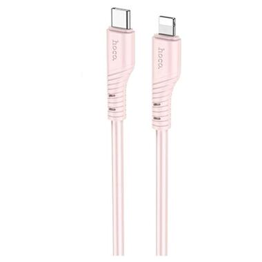 Дата кабель Hoco X97 Crystal color Type-C to Lightning 20 W 1 м Light pink фото №1