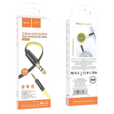 Кабель Hoco AUX audio Cable UPA16 |1M| белый фото №2